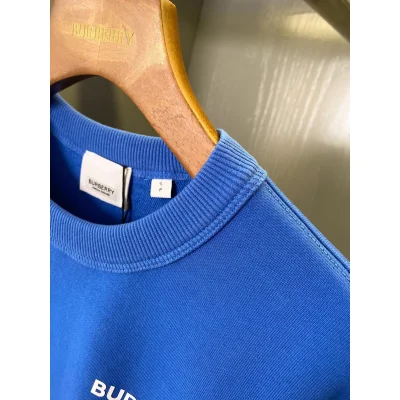 Свитшот Burberry Logo 99 London England Ice Cream Est 1856 "Blue" фото № 5