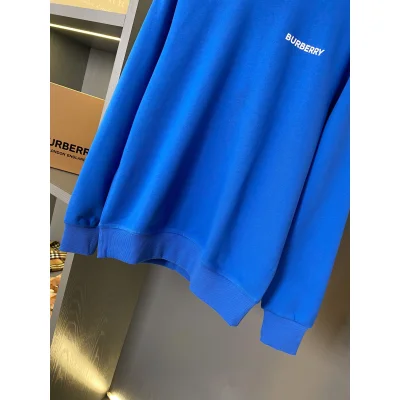 Свитшот Burberry Logo 99 London England Ice Cream Est 1856 "Blue" фото № 3