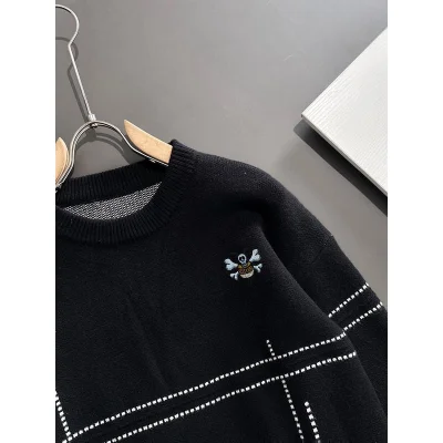 Свитер Christian Dior Chaotic Lines Print "Black" фото № 2