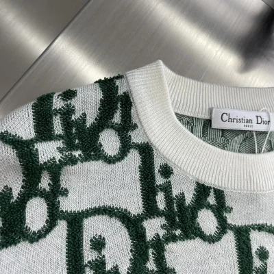 Свитшот Christian Dior Chaotic Dior Logos "White" фото № 3