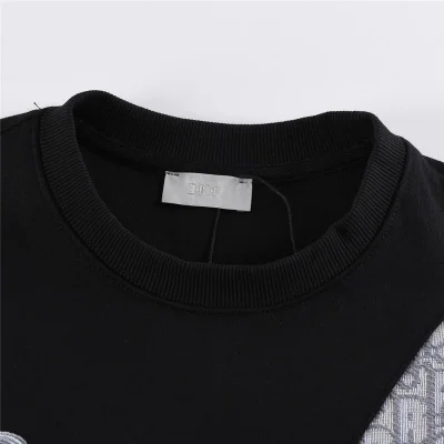 Свитшот Christian Dior Gray Logo CD Two Halves "Black" фото № 2