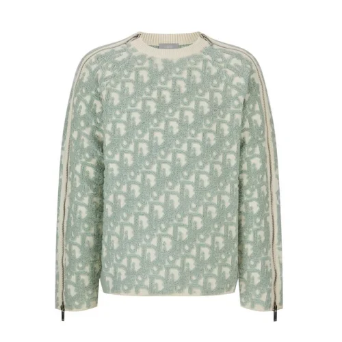 Джемпер Christian Dior Zipper On The Sleeves "Green"