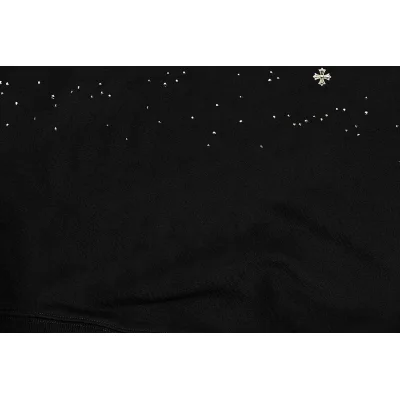 Свитшот Chrome Hearts Rhinestones "Black" фото № 8