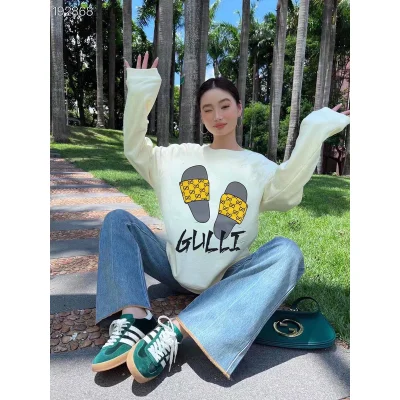 Свитшот Gucci Brand Inscription And Print "White" фото № 2 Свитшот Gucci Brand Inscription And Print "White" фото № 2