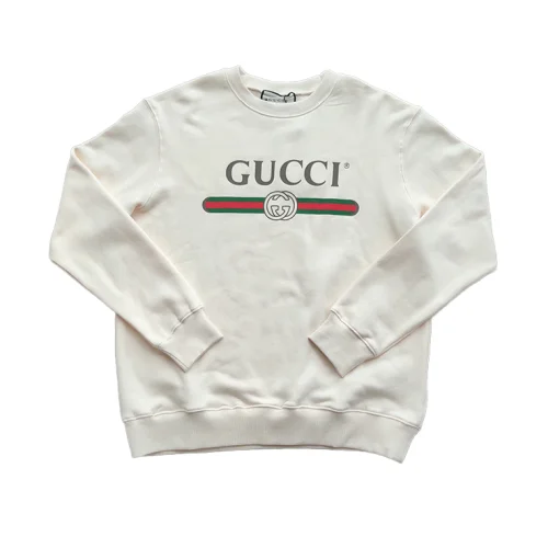 Свитшот Gucci With Tape And Label "White"