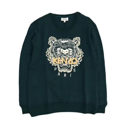 Свитшот Kenzo With Tiger Print "Blue/Green"