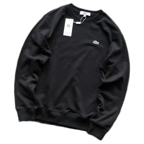 Свитшот Lacoste Plain With Small Front Logo "Black"