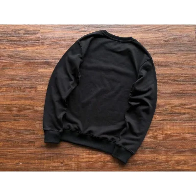 Свитшот Lacoste Plain With Small Front Logo "Black" фото № 2