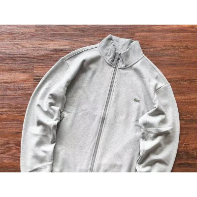 Толстовка Lacoste Small Logo And Zipper "Gray" фото № 2 Толстовка Lacoste Small Logo And Zipper "Gray" фото № 2