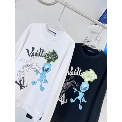 Свитшот Louis Vuitton Aliens "Black" фото № 3