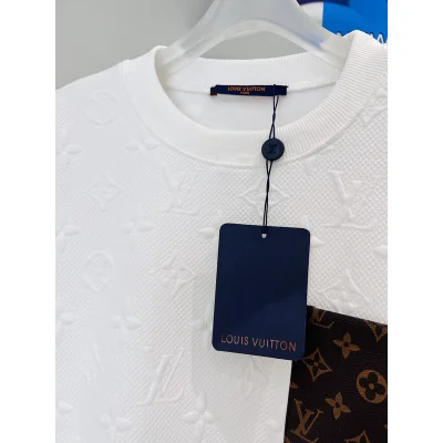 Свитшот Louis Vuitton Pocket With Brand Logos "White" фото № 3