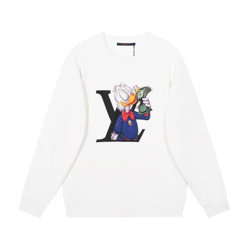 Свитшот Louis Vuitton Duck Stories Print "White"