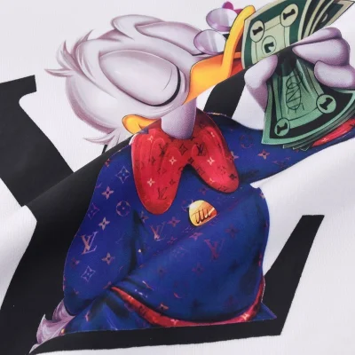 Свитшот Louis Vuitton Duck Stories Print "White" фото № 5