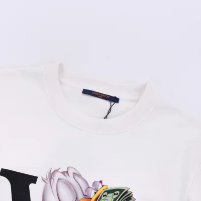 Свитшот Louis Vuitton Duck Stories Print "White" фото № 9
