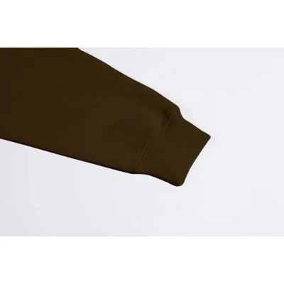 Свитшот Louis Vuitton Vertical Text Logo "Brown" фото № 3