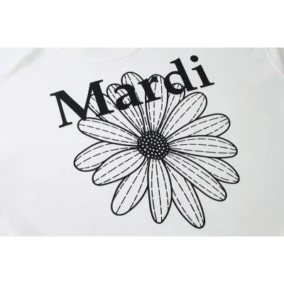 Свитшот Mardi Mercredi Chamomile Flower "White, Black" фото № 2