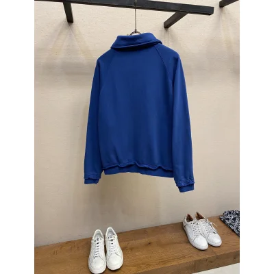 Свитшот Miu Miu Dark Blue Frontside Logotype "Blue" фото № 2