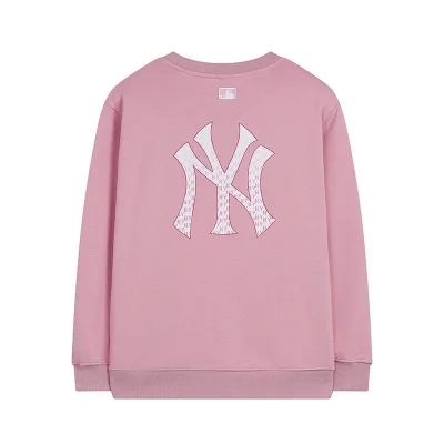 Свитшот MLB With Large Logo On The Back "Pink" фото № 2
