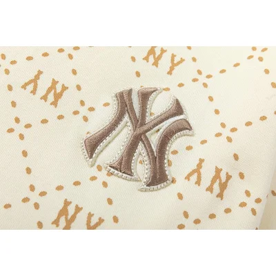 Свитшот MLB Long Sleeves Round Neck "Cream" фото № 6