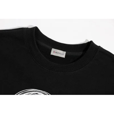 Свитшот Moncler Print Big Brand Logo "Black" фото № 3