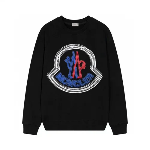 Свитшот Moncler Print Big Brand Logo "Black"