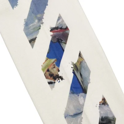 Свитшот OFF-WHITE Diagonal Arrows With A Picture "White" фото № 4