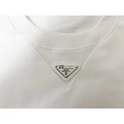 Свитшот Prada With The Icon In The Center "White" фото № 6