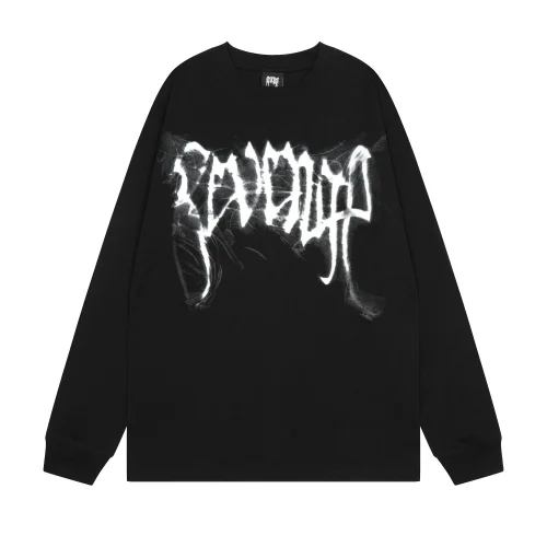 Лонгслив Revenge Smoking Skeleton "Black"