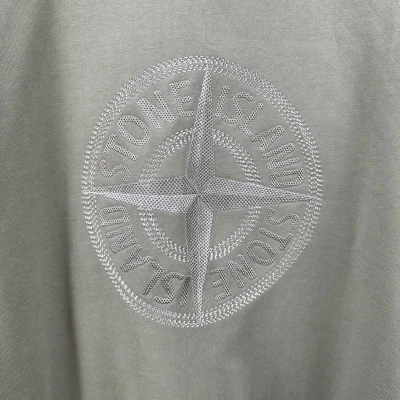 Свитшот Stone Island With An Embroidered Large Logo "Gray" фото № 2 Свитшот Stone Island With An Embroidered Large Logo "Gray" фото № 2