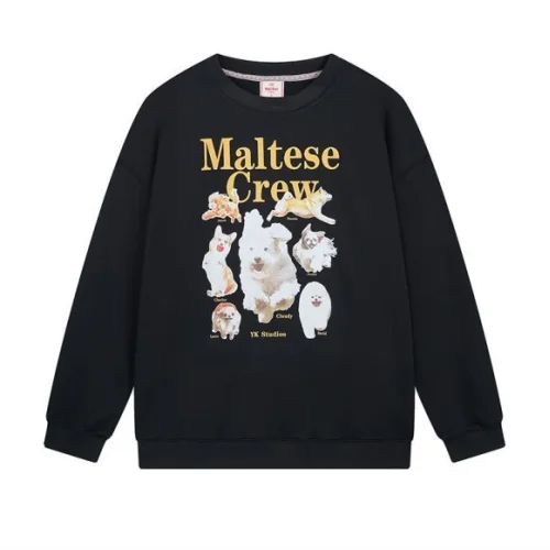 Свитшот Wai Kei Different Dog Breeds "Black"