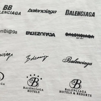 Майка Balenciaga Logos "White" фото № 9