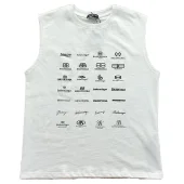 Майка Balenciaga Logos "White"