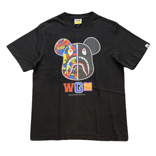 Футболка A Bathing Ape Face Separation "Black"