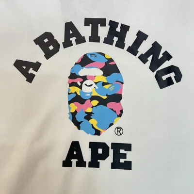 Футболка A Bathing Ape Planet Of The Apes "White" фото № 2