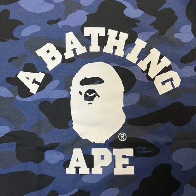 Футболка A Bathing Ape Speckle "Blue" фото № 5 Футболка A Bathing Ape Speckle "Blue" фото № 5