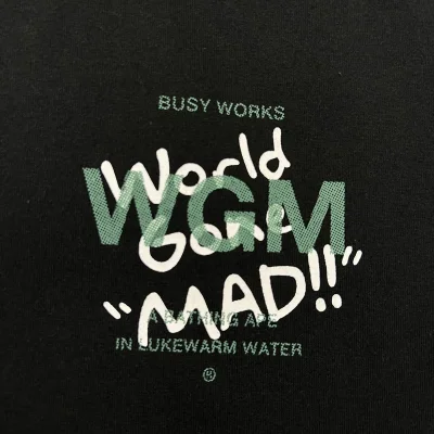 Футболка A Bathing Ape World Gone Mad "Black" фото № 6