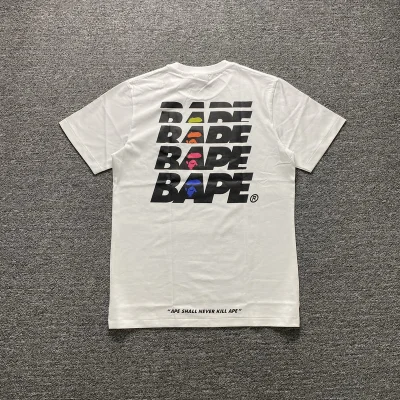 Футболка A Bathing Ape With Quote "White" фото № 3