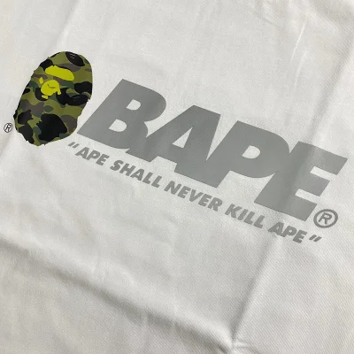 Футболка A Bathing Ape With Quote "White" фото № 4