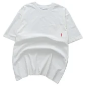 Футболка Acne Studios Logo Pocket "White"