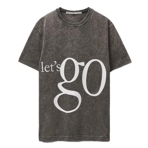 Футболка Alexander Wang Motivating "Gray"