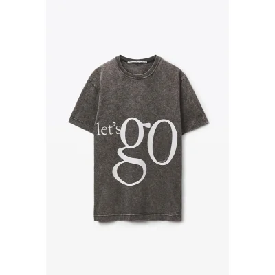 Футболка Alexander Wang Motivating "Gray" фото № 3