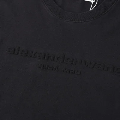 Футболка Alexander Wang Logo Brand New York Text "Black" фото № 7