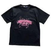 Футболка Alexander Wang Logo In Splashes Of Paint "Black"