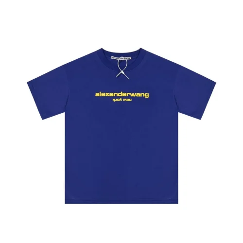 Футболка Alexander Wang Fisheye Effect "Blue"