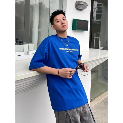 Футболка Alexander Wang Fisheye Effect "Blue" фото № 3 Футболка Alexander Wang Fisheye Effect "Blue" фото № 3