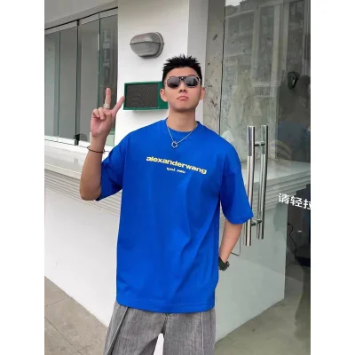 Футболка Alexander Wang Fisheye Effect "Blue" фото № 4 Футболка Alexander Wang Fisheye Effect "Blue" фото № 4