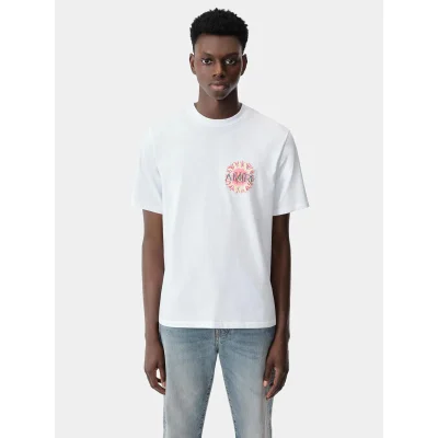 Футболка Amiri Frontside Small Print Sun "White" фото № 2
