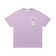 Футболка Amiri Logo With White Border "Lilac"