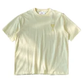 Футболка Amiri Ami Logo "Yellow"