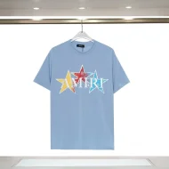Футболка Amiri Print - Three Stars "Blue"